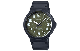 Casio Мужские молодежные зеленые часы mw-240-3b