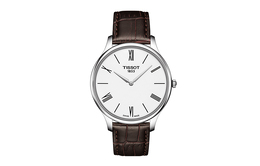Tissot Мужские часы Junya Collection с кварцевым механизмом, 39 мм, белый циферблат t063.409.16.018.00