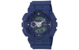 Casio Мужские синие часы ga-110ht-2a с двойным жидкокристаллическим/аналоговым дисплеем