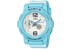 Casio Женские часы BABY-G белого цвета bga-180be-2b