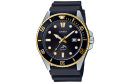 Casio Мужские молодежные черные часы mdv106g-1av