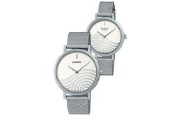 Casio Серебряные часы унисекс-серии «Пара Table» jlv-c120m-7aupfk