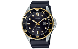 Casio Мужские молодежные черные часы mdv-106g-1a