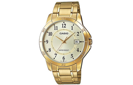 Мужские золотые часы стандартной серии mtp-v004g-9b Casio