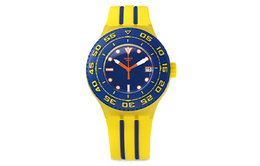 Swatch Женские синие часы suuj400 44 мм