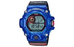 Casio G SHOCK Коллекция G SHOCK Кварцевый механизм с ремешком из углеродного волокна Мужские часы Синий циферблат gw-9406kj-2