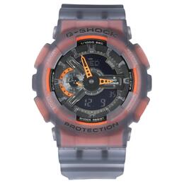 Casio Мужские часы с двойным жидкокристаллическим/аналоговым дисплеем, черные ga-110ls-1apr专供