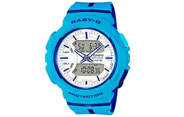 Casio Женские часы BABY-G белого цвета bga-240l-2a2dr