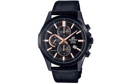 Casio Мужские черные часы EDIFICE efb-660bl-1avuprd