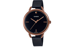 Casio Женские часы Standard Series Black Watch ltp-e415mbr-1cdf