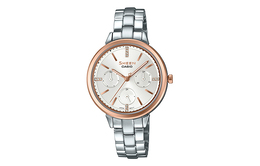 Casio Женские белые часы SHEEN she-3510sg-7auprd