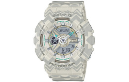 Casio Женские часы BABY-G белого цвета ba-110tp-8a