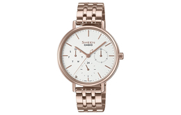 Casio Женские белые часы SHEEN she-4541cg-7a