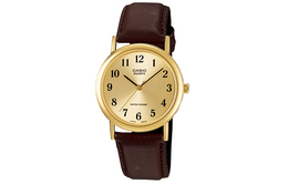 Мужские золотые часы стандартной серии mtp-1095q-9b1 Casio