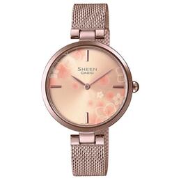 Женские золотые часы SHEEN Casio she-c110cgm-4aupfhd