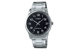Casio Мужские стандартные черные часы mtp-v001d-1b