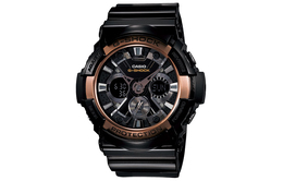 Casio Мужские черные часы ga-200rg-1a