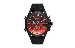 Часы Dz4548 Mega Chief Chronograph 51mm Diesel, Black Strap dz4548 | black strap