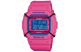 Casio Женские часы BABY-G синего цвета bgd-501-4