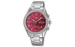 Casio Женские красные часы SHEEN she-5022d-4adr