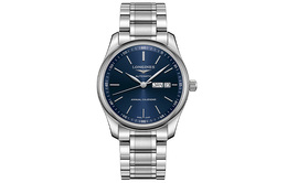 Longines Мужские часы Master Collection с автоматическим механизмом, 40 мм, синий циферблат l2.910.4.92.6