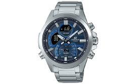 Casio Мужские синие часы EDIFICE ecb-30d-2a