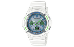 Casio Мужские синие часы awg-m100swg-7apr