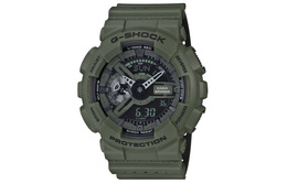 Casio Мужские часы ga-110lp-3a с двойным жидкокристаллическим/аналоговым дисплеем, черные