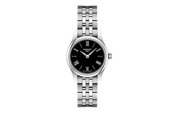 Tissot Женские часы Junya Collection с кварцевым механизмом, 25 мм, черный циферблат, корпус из нержавеющей стали, ремешок из нержавеющей стали t063.009.11.058.00