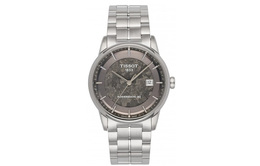 Tissot Мужские часы с автоматическим механизмом, 41 мм, серый циферблат t086.407.11.061.10