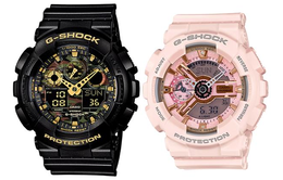 Casio Часы унисекс парные Table Series Black Watch ga-100cf-1a9+gma-s110mp-4a1
