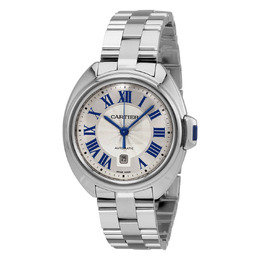 Cartier Cle Automatic Silver Dial Ladies Watch wscl0005