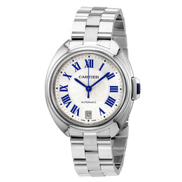 Cartier Cle Automatic Silver Dial Ladies Watch wscl0006