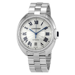 Cartier Cle Flinque Sunray Effect Dial Ladies Watch wjcl0008