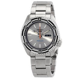 Seiko 5 Sports Automatic Silver Dial Mens Watch srpk09k1