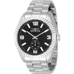 Invicta Specialty Quartz Black Dial Mens Watch - Model 49318