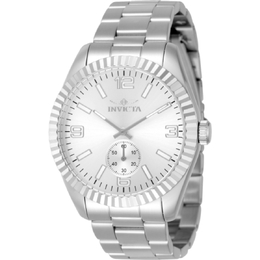Invicta Specialty Quartz Silver Dial Mens Watch Model 49356