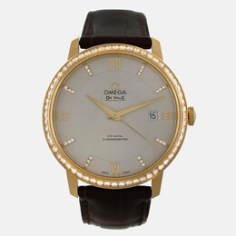 Omega De Ville Diamonds 77, Article: 42458402052001 - Yellow Gold Unisex Watch