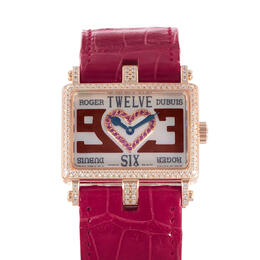 Pre-owned Roger Dubuis Too Much Quartz Diamond Ladies Watch t22 86 5-fd n1rlob/25