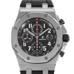 Pre-owned Audemars Piguet Royal Oak Offshore Chronograph Automatic Black Dial Mens Watch 26470ST