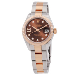 Rolex Lady Datejust Automatic Diamond Stainless Steel & Everose Gold Ladies Watch Reference m279171-0004