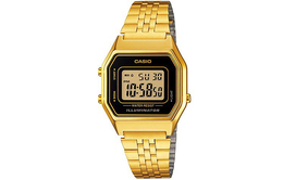 Casio Мужские молодежные черные часы la680wga-1d