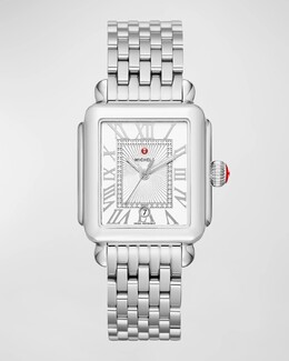 Часы Deco Madison с бриллиантовым циферблатом, серебро Michele, цвет Silver prod224900390 | silver