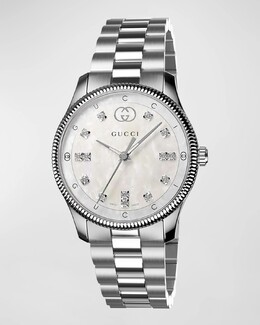 Тонкие часы G-Timeless Gucci, цвет Mother Of Pearl prod267840010 | mother of pearl