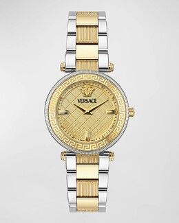 Часы Versace Reve, 35 мм, с ремешком-браслетом, двухцветные, цвет Two Tone prod270900210 | two tone