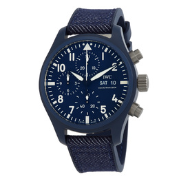 IWC Top Gun Chronograph Blue Dial Mens Watch IW389404