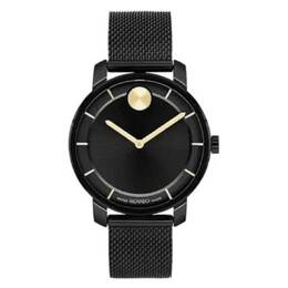 Movado Access 3600923 - Ladies Quartz Black Dial Watch