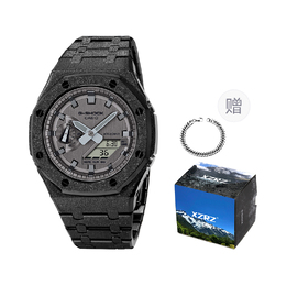 Часы серии Full Metal унисекс Casio gm-2100mf-5改装-霜黑钢带
