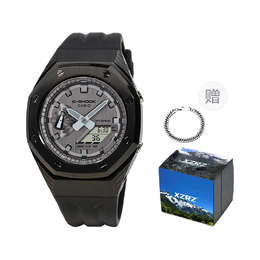 Часы серии Retrofit унисекс Casio gm-2100mf-5a改装-暗黑豹胶带