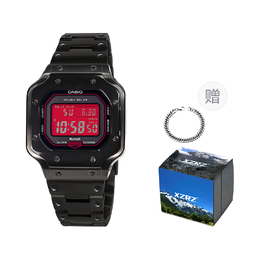 Casio Часы унисекс серии DIGITAL красные gw-b5600ar-1改装-盔甲机黑色钢带